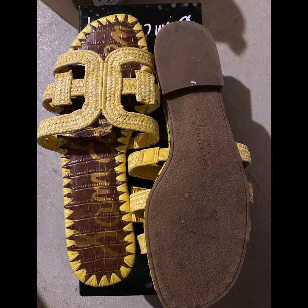 Sam Edelman Sandals size 7.5 women worn ONCE. literally like brand new